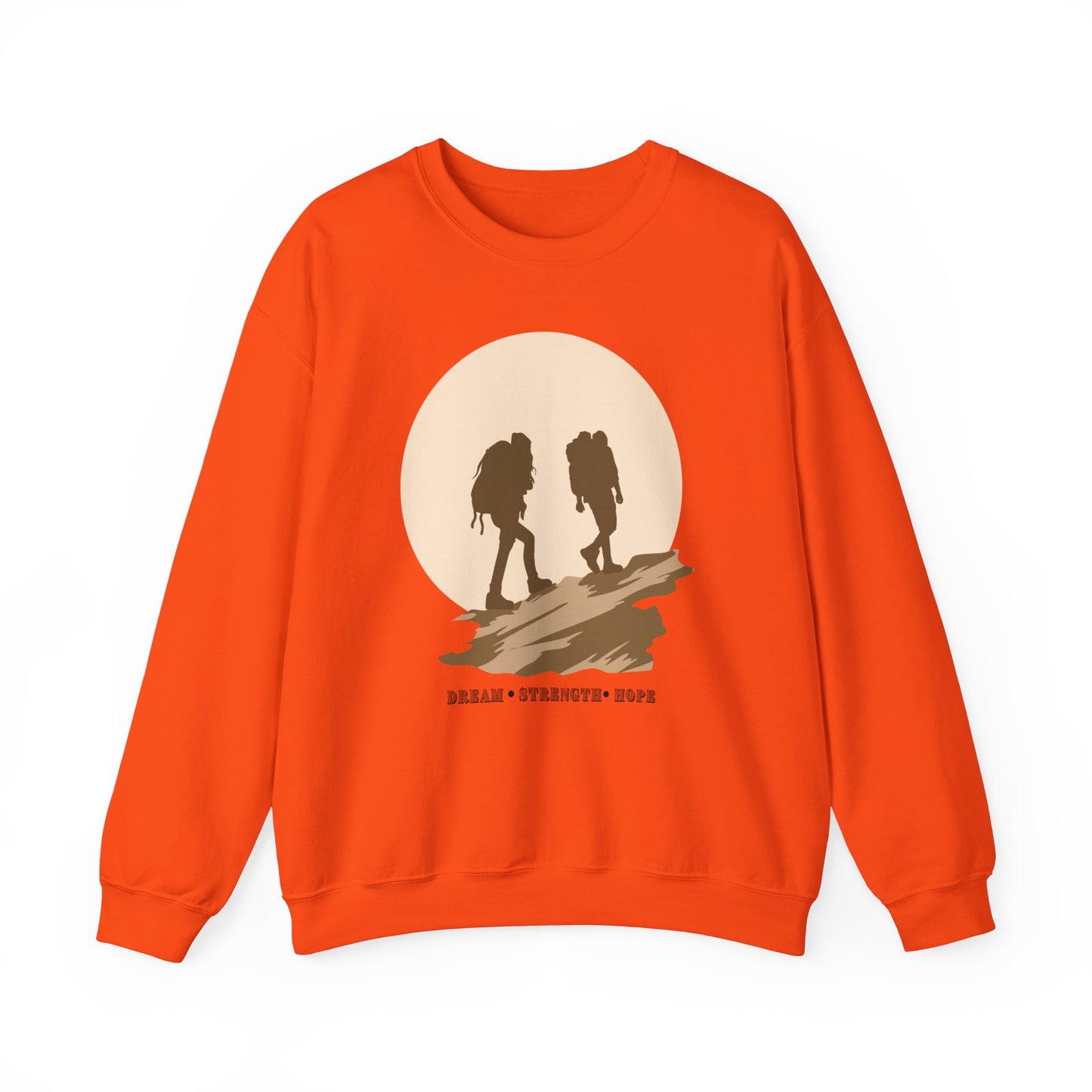 Graphic Designed Minimalist Unisex Motivational Crewneck Sweatshirt