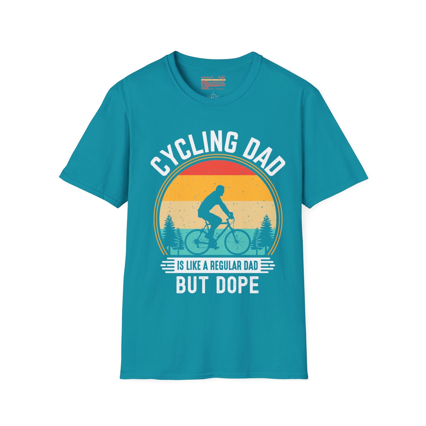 Cycling Dad Like A Regular Dad Ultimate Comfort Unisex Fathers Day T-shirt