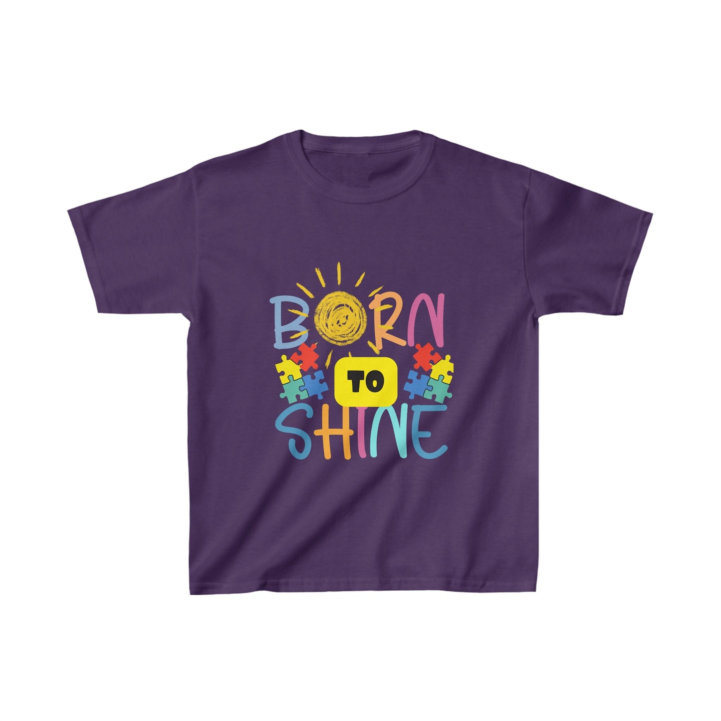 Graphic Designed Kids Ultimate Born To Shine Unisex T-shirts