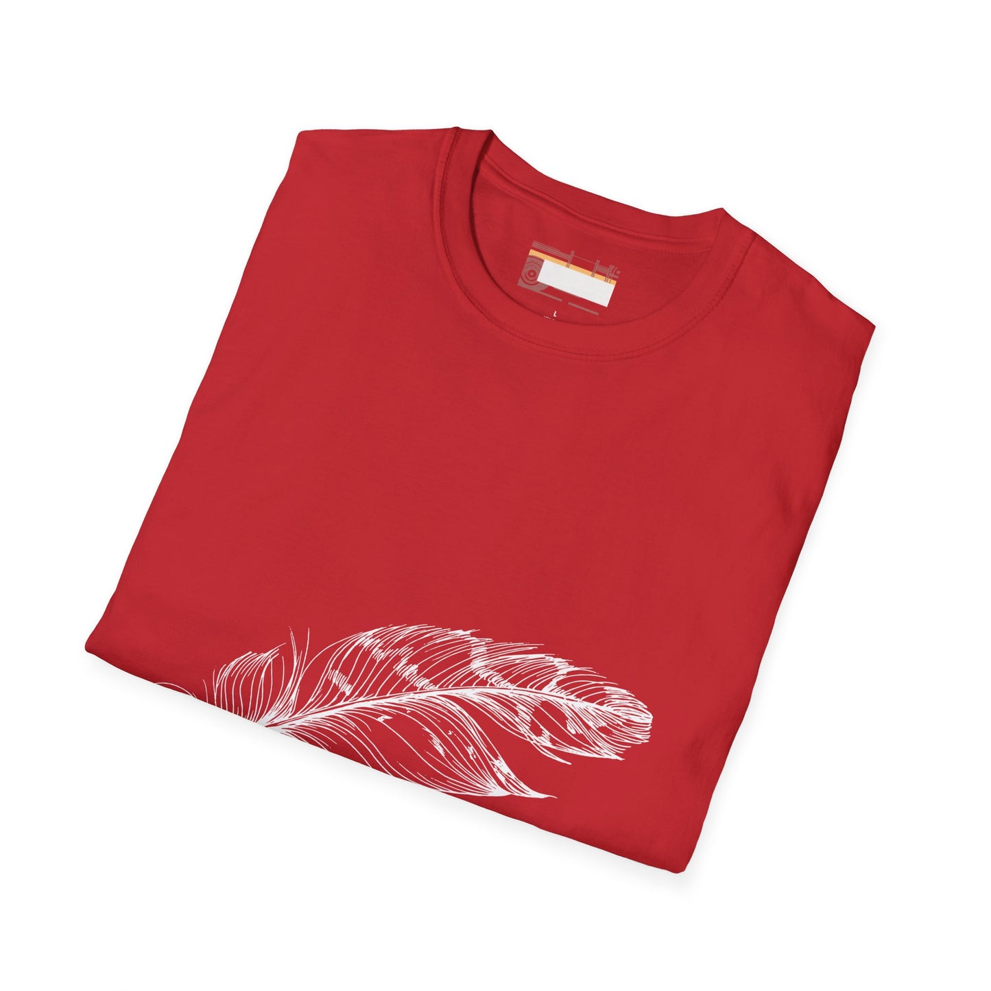 Bird Feather Designed Graphic Comfort Unisex T-shirt