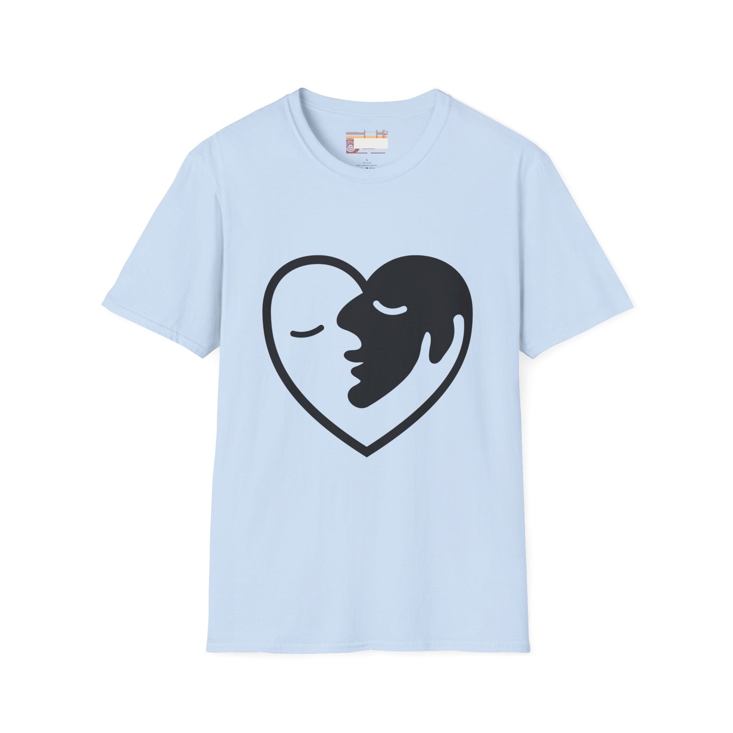 Love Designed Two Faced Unisex Minimalist Comfort T-shirt