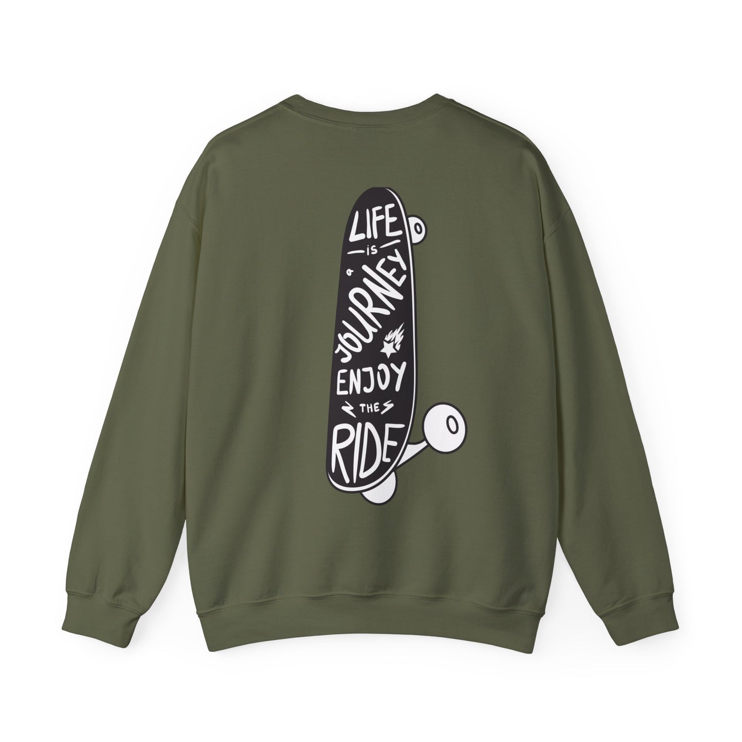 Graphic Designed Minimalist Skateboard Skate Board Lover Crewneck Sweatshirt