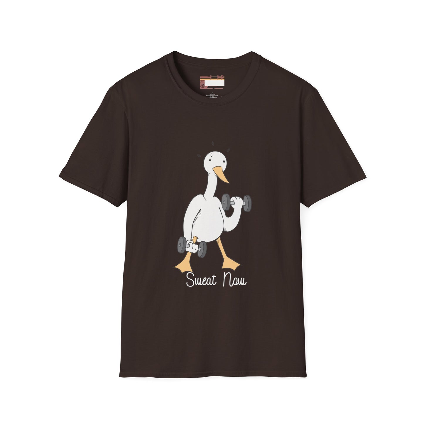 Graphic Designed Goose Sweating Out Unisex Comfort Styled T-shirts