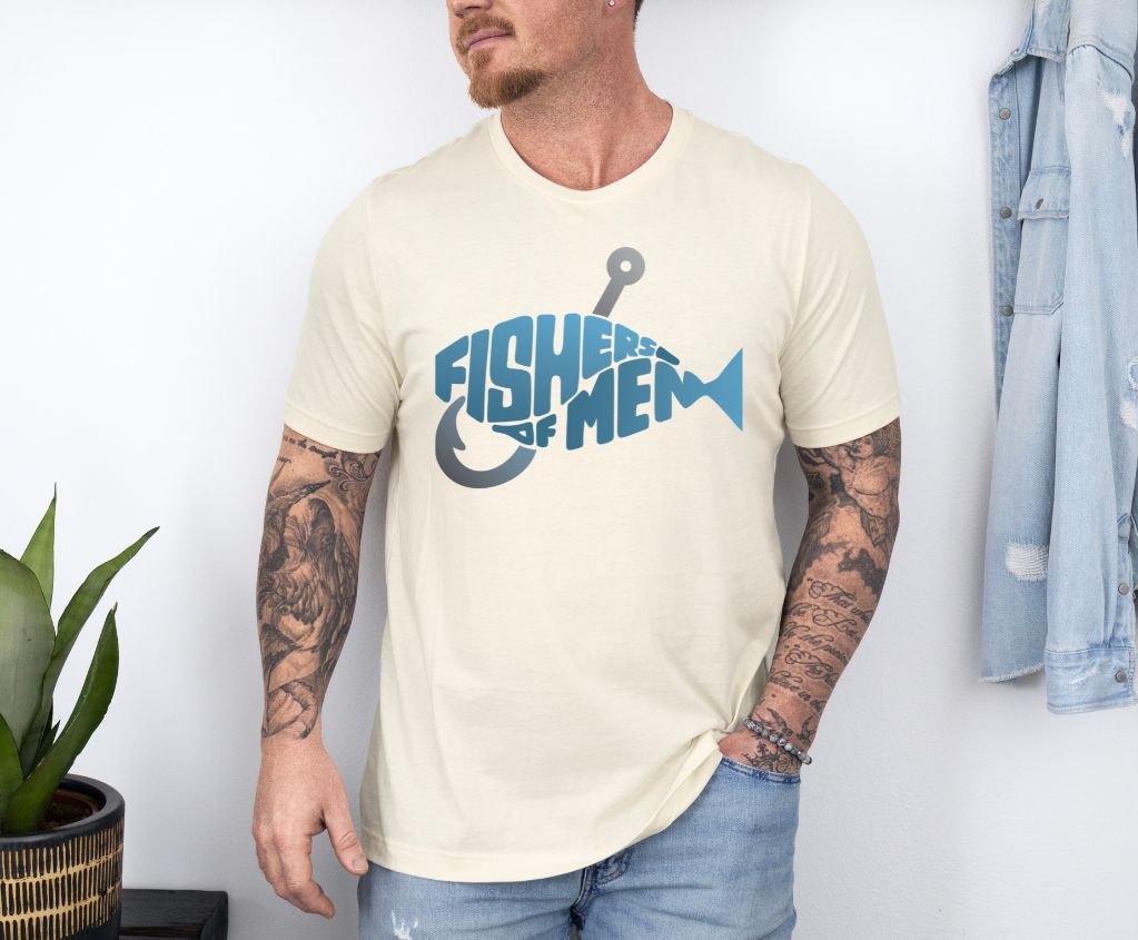 Christian Gospel Unisex Bible Verse Fishers Of Men Graphic Shirt