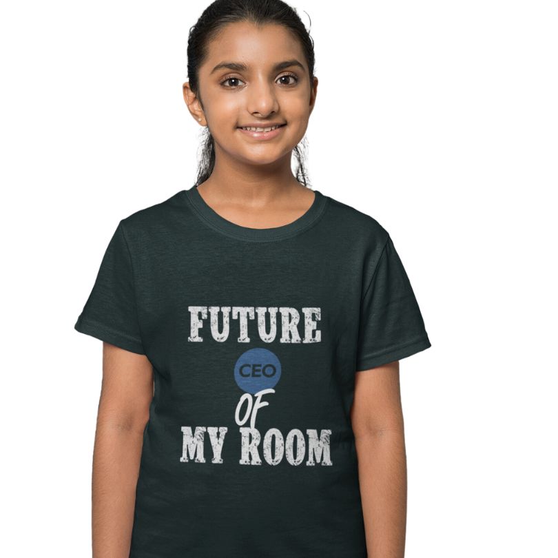 Designed Kids Future Room CEO Graphic Print T-shirts