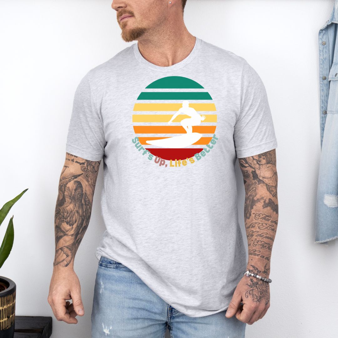 Surfer Up Surfer Lovers Ultimate Unisex Comfort Styled T-shirt