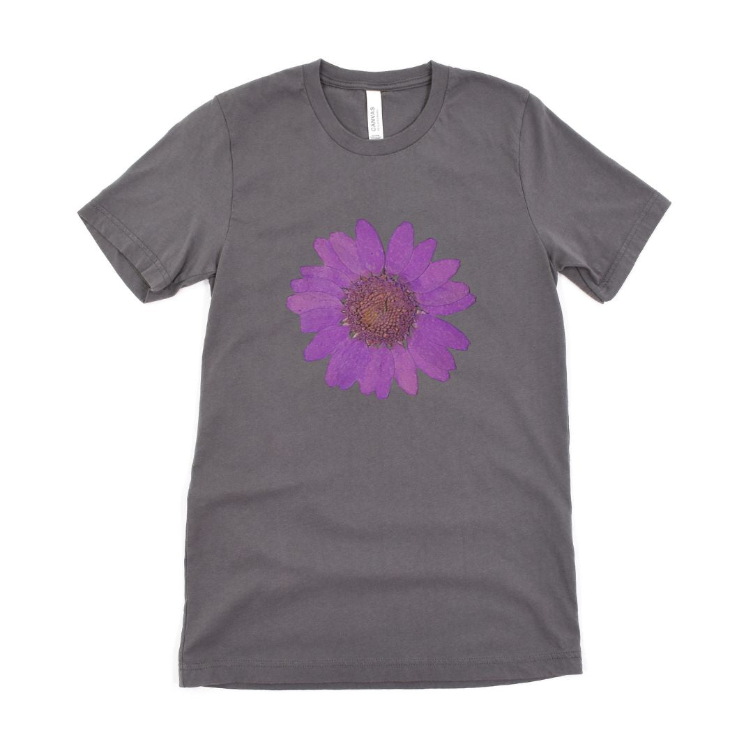 Purple Cherry Bloom Floral Ultimate Comfort Styled T-shirt