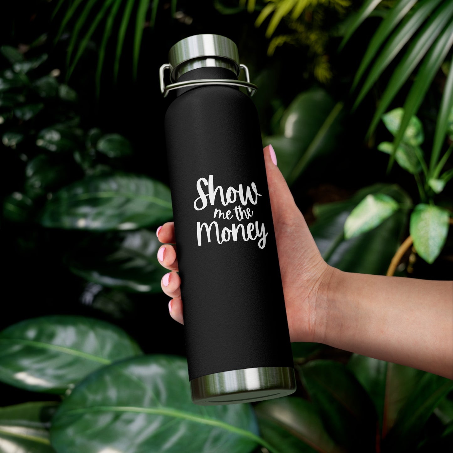 Show Me The Money Copper Vacuum Insulated Bottle, 22oz