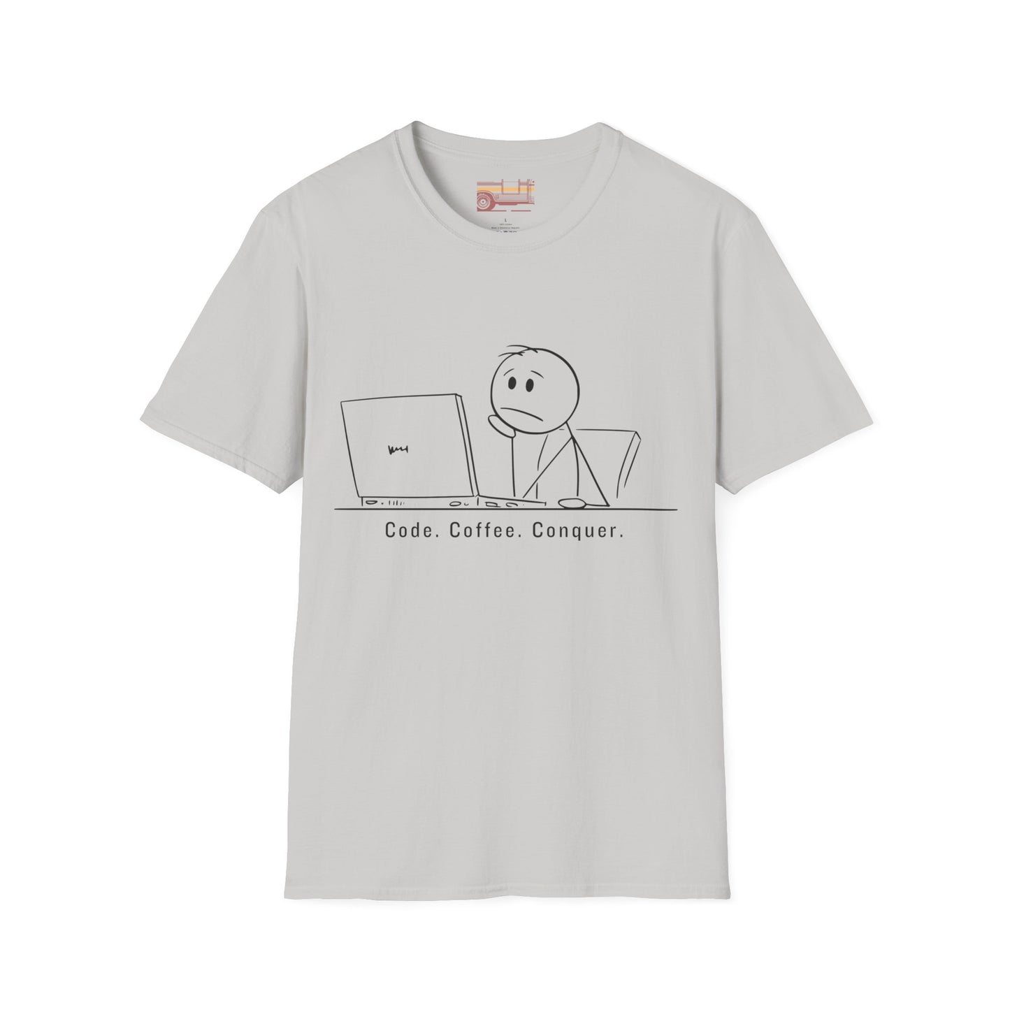 Minimalist Cartoon Character Graphic Urban Ultimate Comfort Unisex T-shirt
