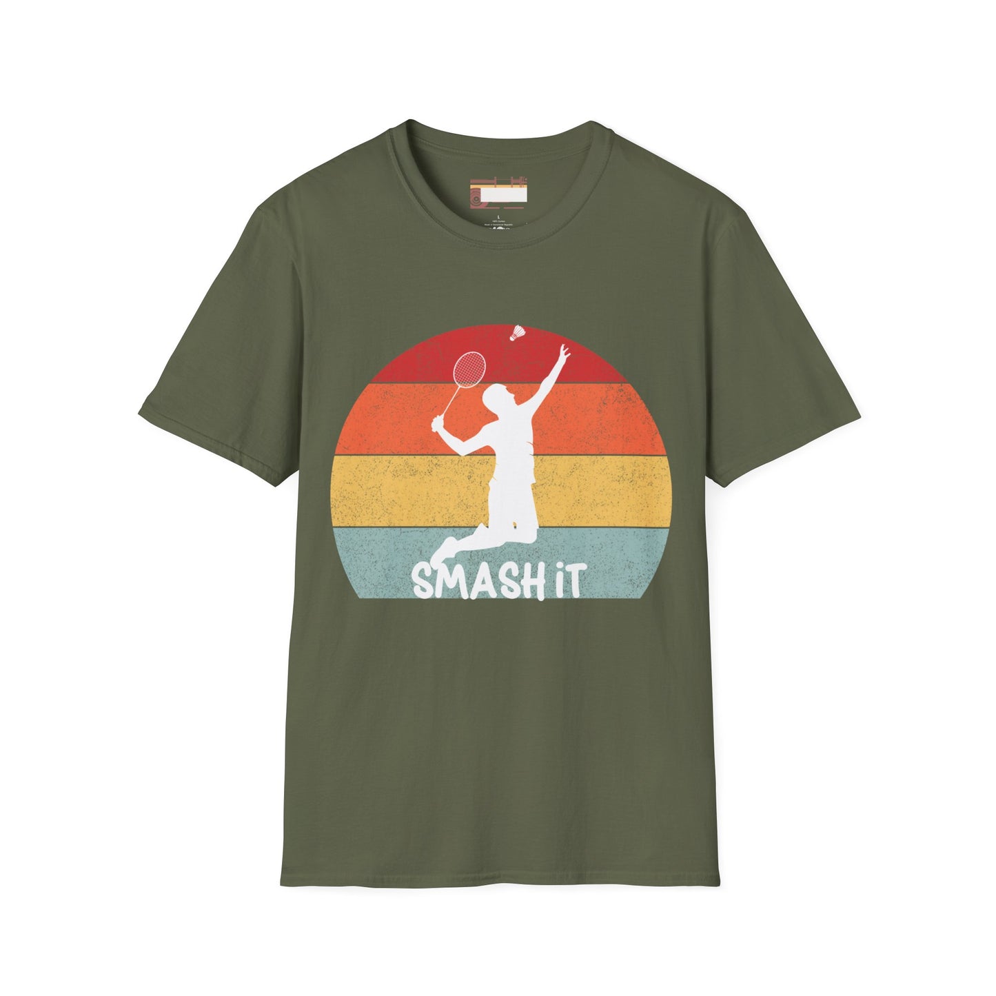 Badminton Game Day Graphic Comfort Unisex T-shirt