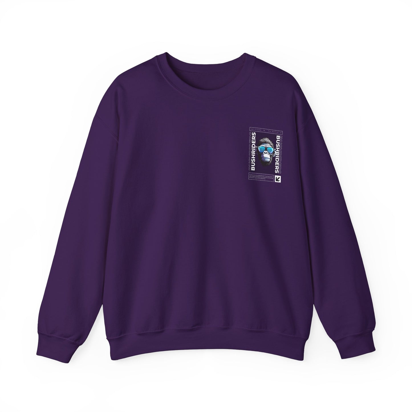 Graphic Designed Minimalist Bush Riders Crewneck Sweatshirt