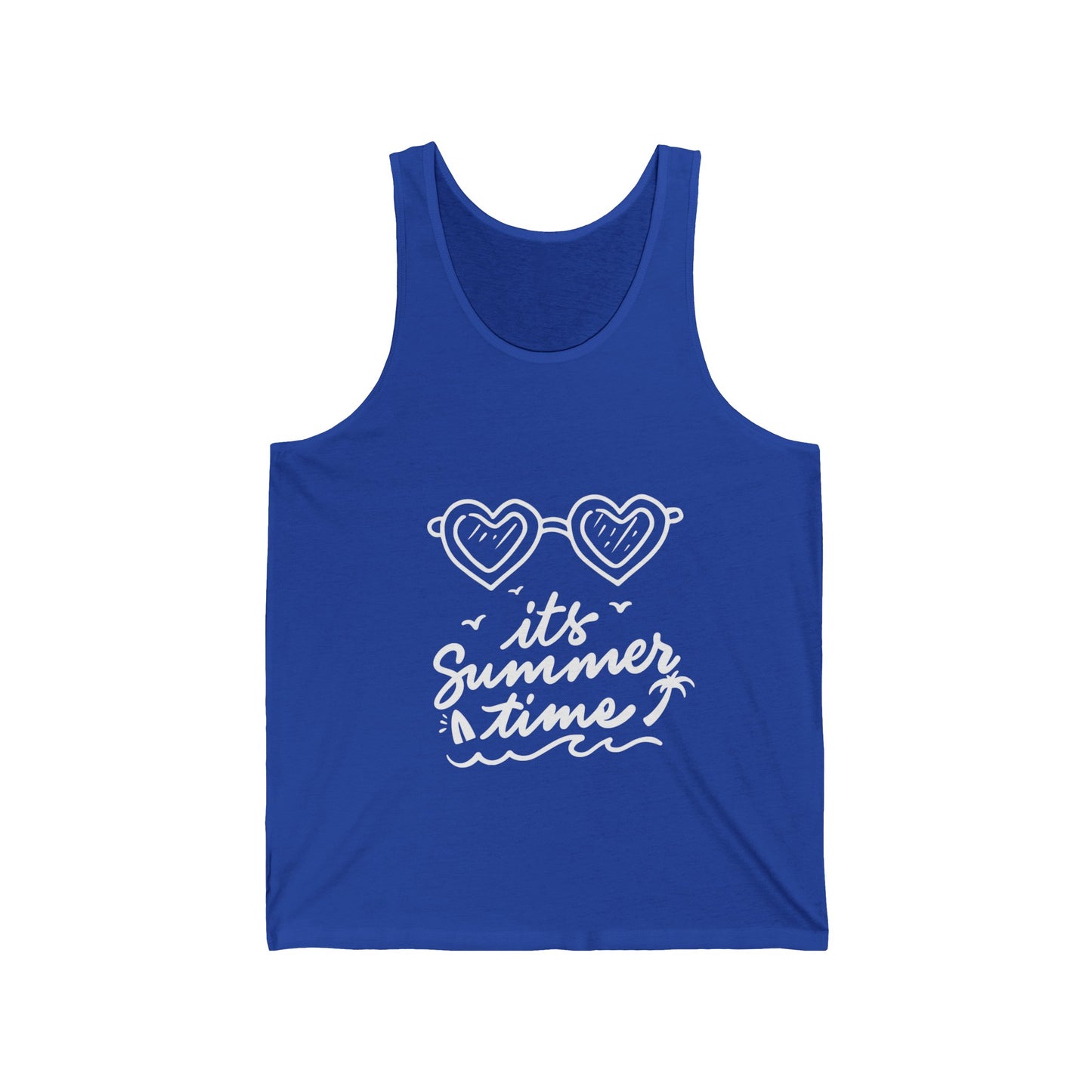 Beach Lovers Ultimate Comfort Styled Funny Unisex Sea As Day Summer Tank Top