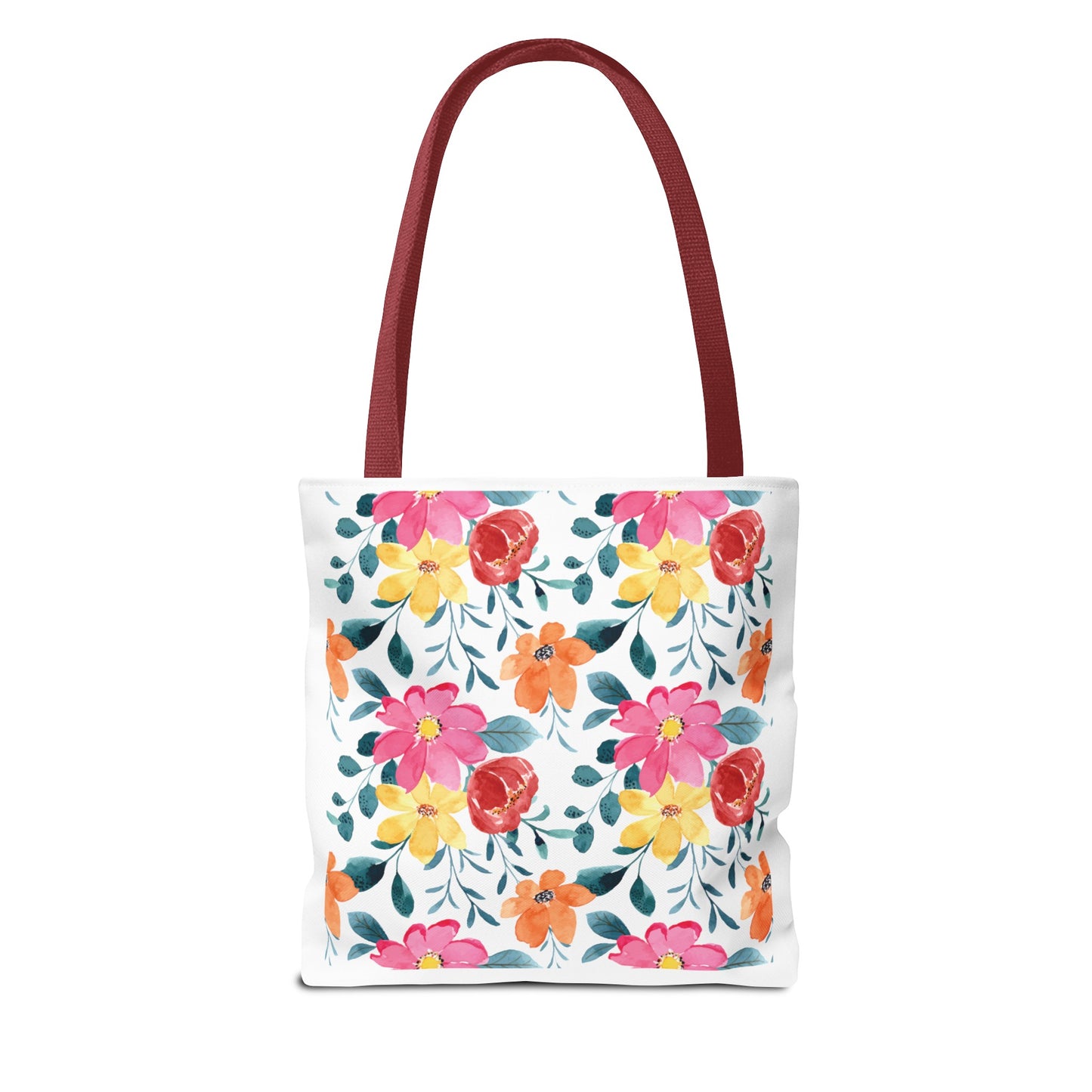 Summer Graphic Wild Flower Tote Bag