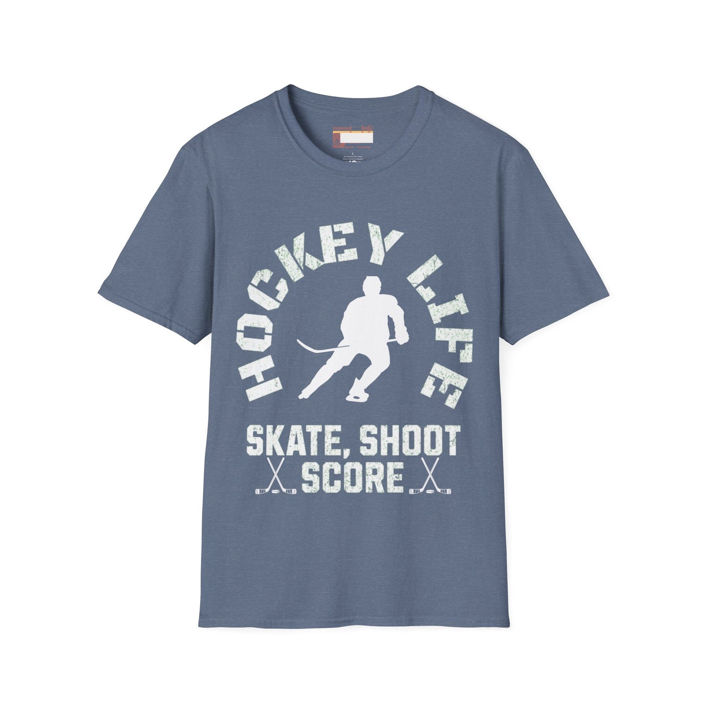 Graphic Hockey Player Unisex Comfort Styled T-shirts