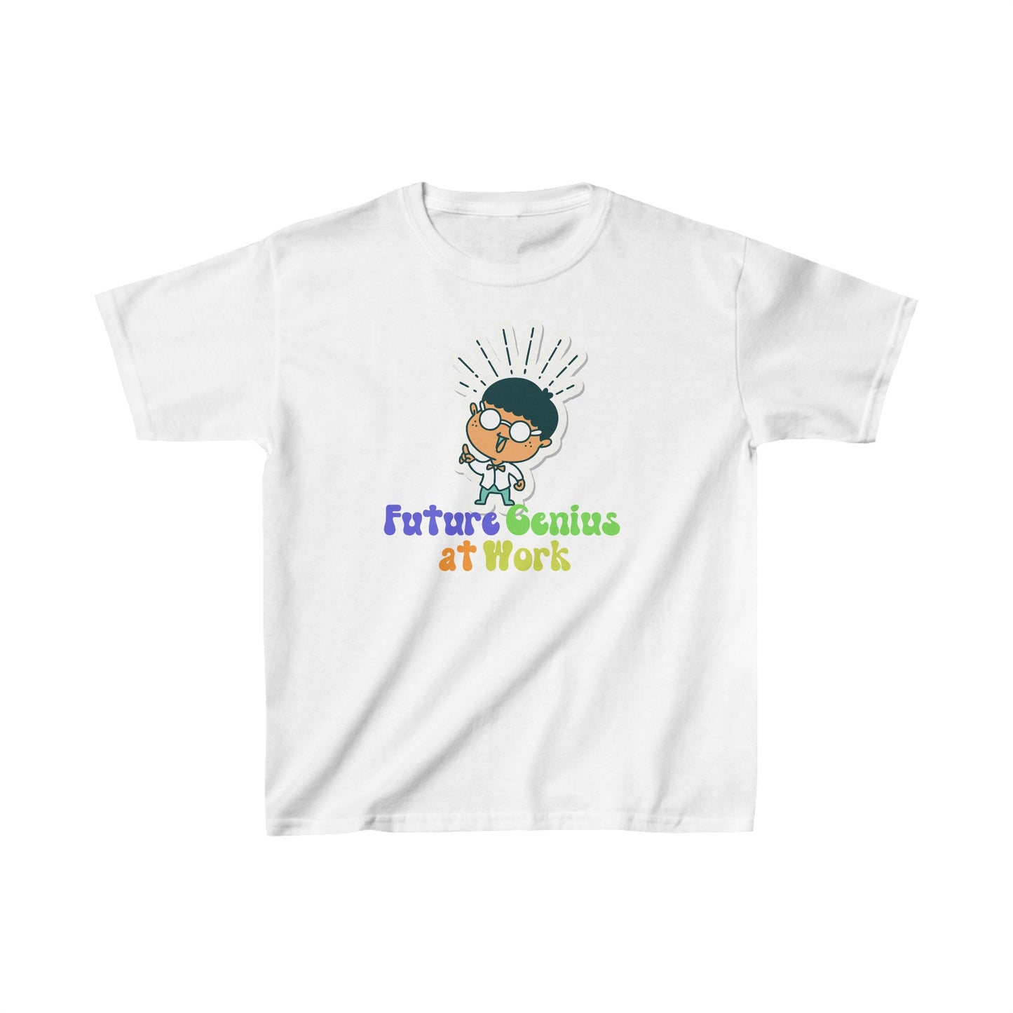 Kids Future Genuis At Work Ultimate Comfort T-Shirts