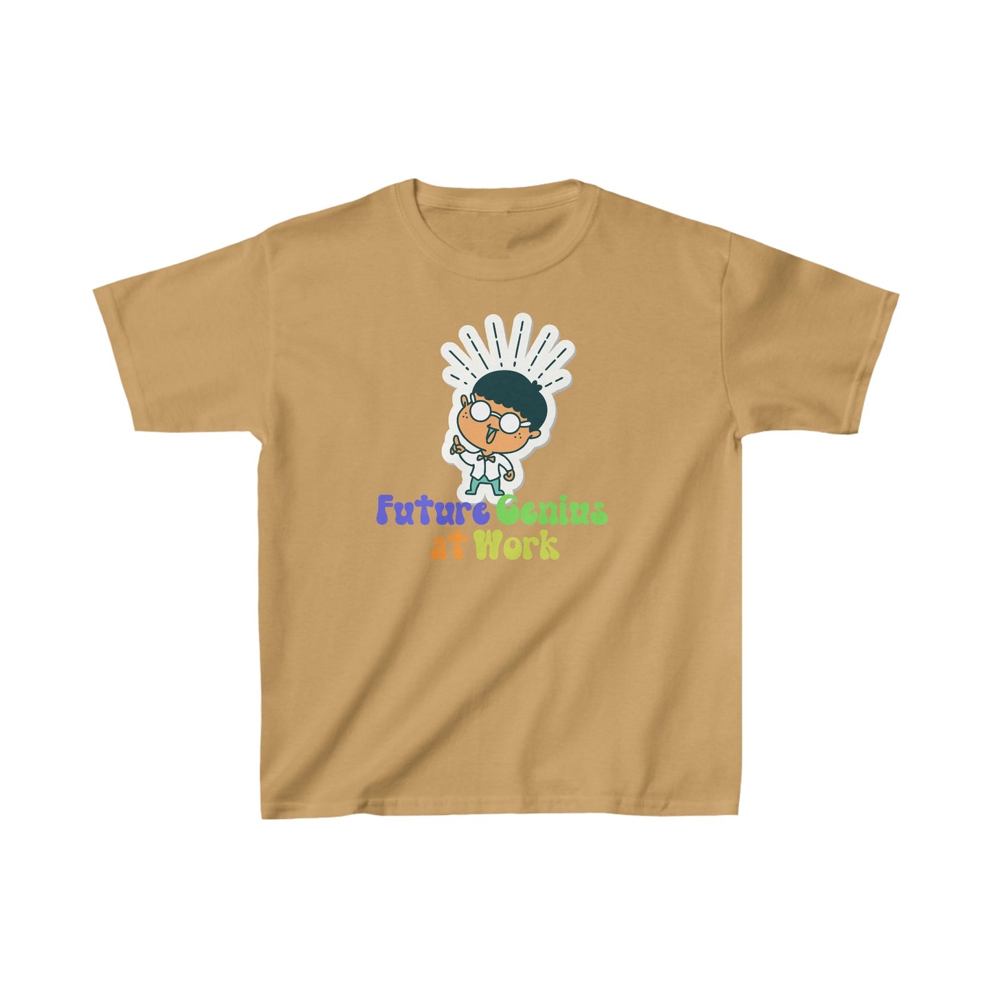 Kids Future Genuis At Work Ultimate Comfort T-Shirts
