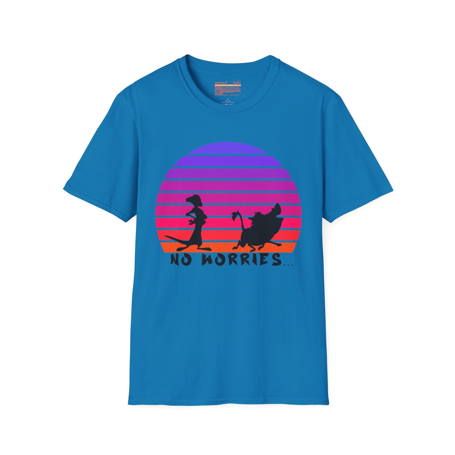 No Worries Motivation Ultimate Comfort Styled Graphic T-shirt
