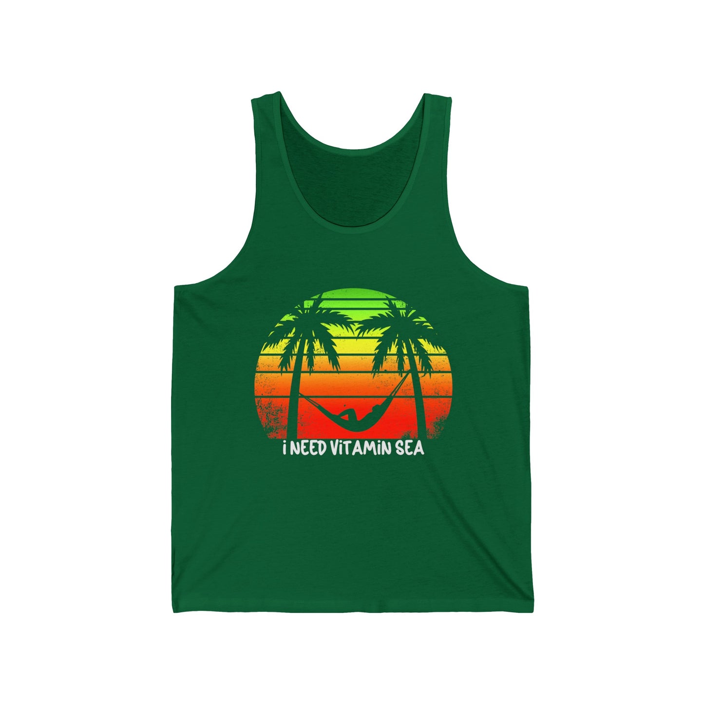 Beach Lovers Ultimate Comfort Styled Funny Unisex Summer Tank Top