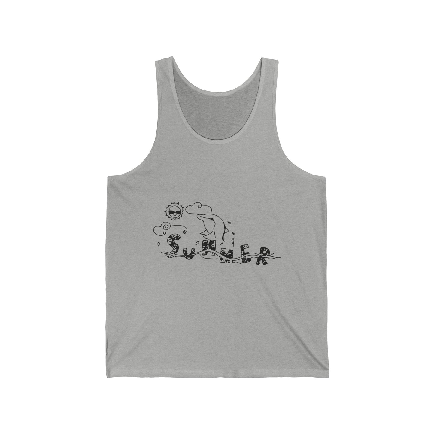 Beach Lovers Ultimate Comfort Styled Unisex Summer Tank Top