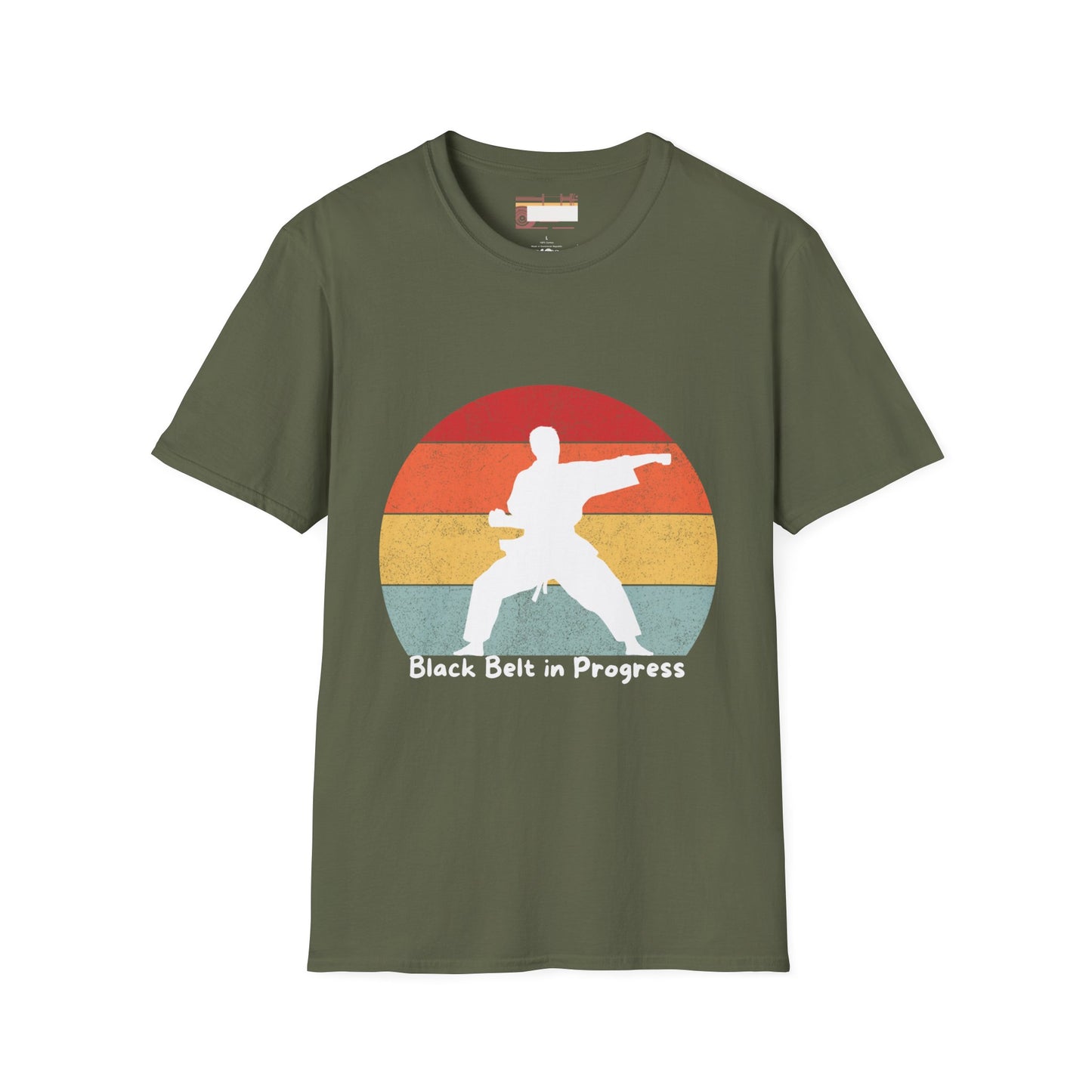 Graphic Karate Taekwondo Fighter Unisex Minimalist Comfort T-shirt