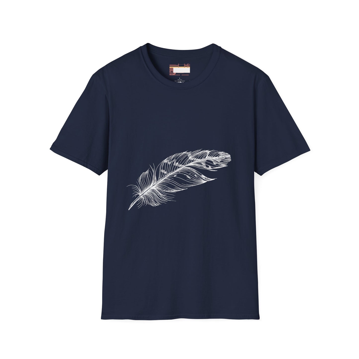 Bird Feather Designed Graphic Comfort Unisex T-shirt