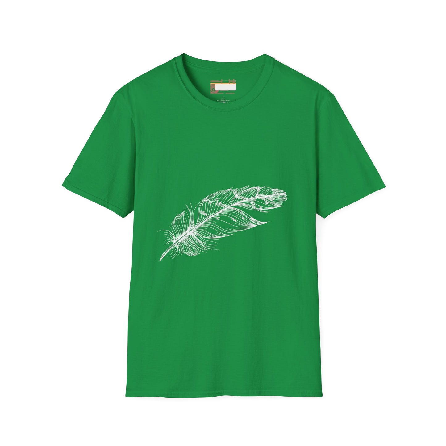Bird Feather Designed Graphic Comfort Unisex T-shirt