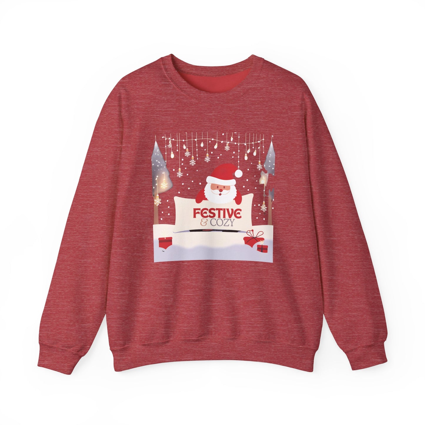 Graphic Designed Holiday Christmas Unisex Crewneck Sweatshirt