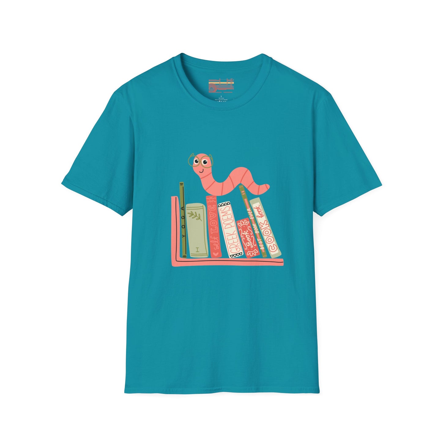 Graphic Designed Book Worm Book Lover Ultimate Comfort Unisex T-shirt