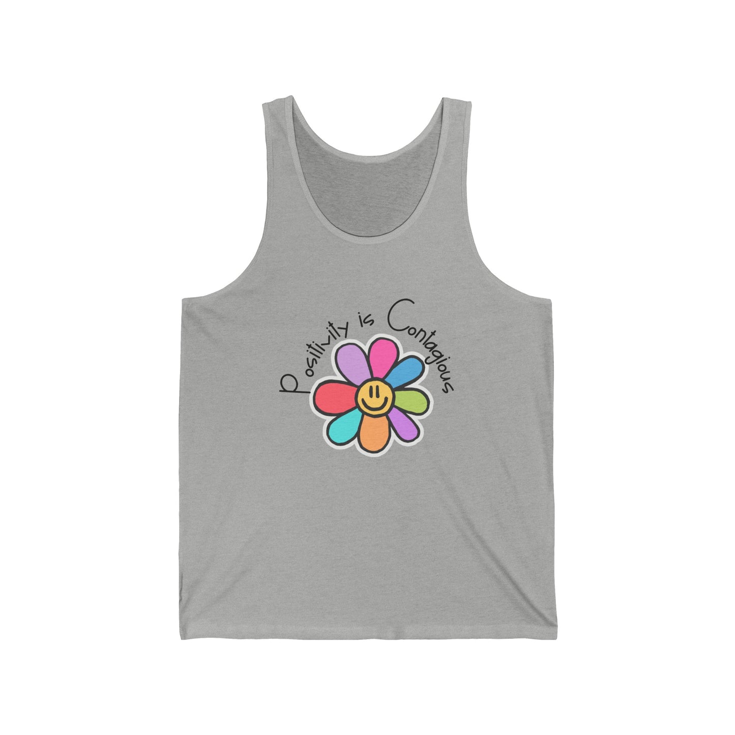 Positivity Is Contagious Ultimate Comfort Styled Unisex Tank Top