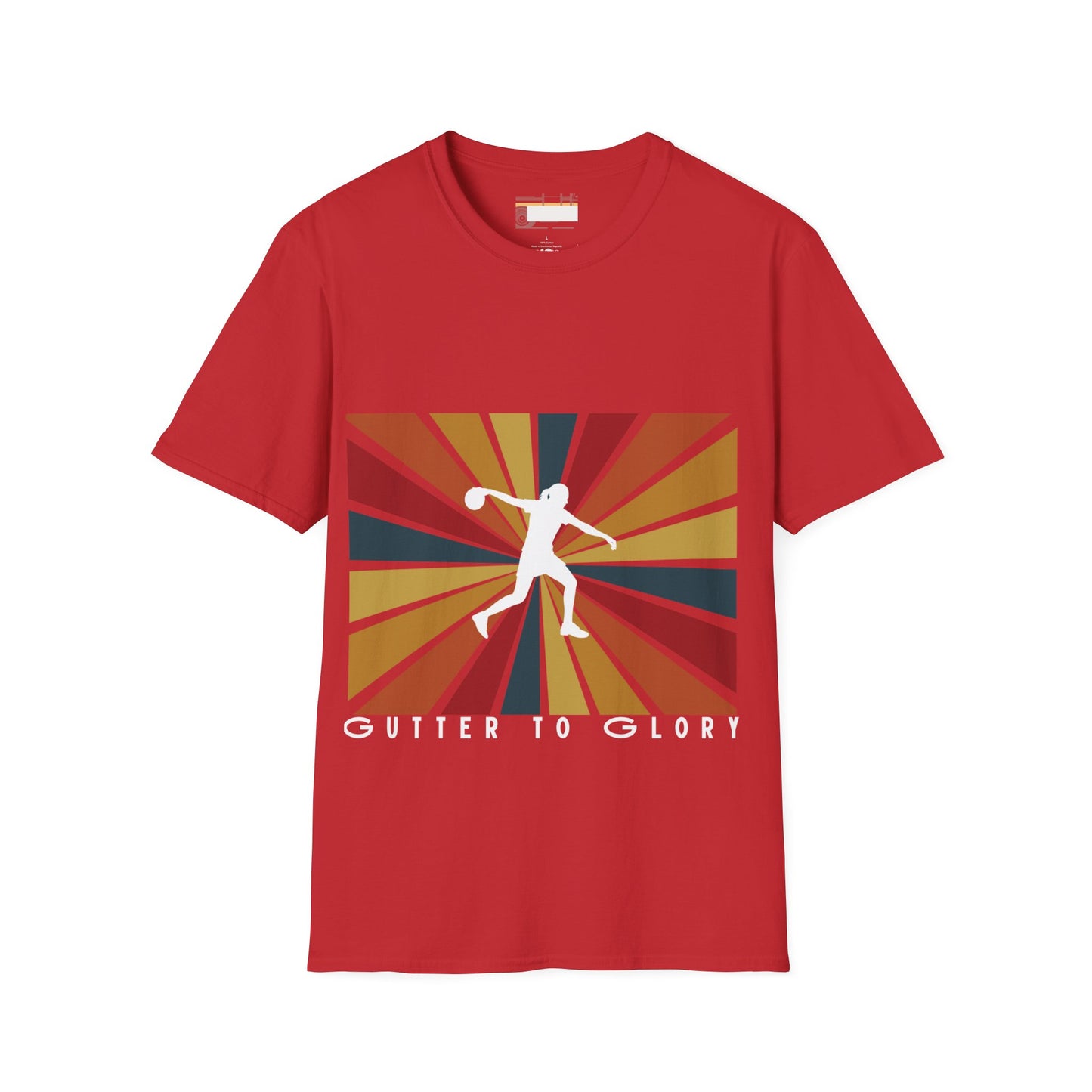 Retro Bowling Champion Bowling King Gutter To Glory Graphic Comfort Unisex T-shirt