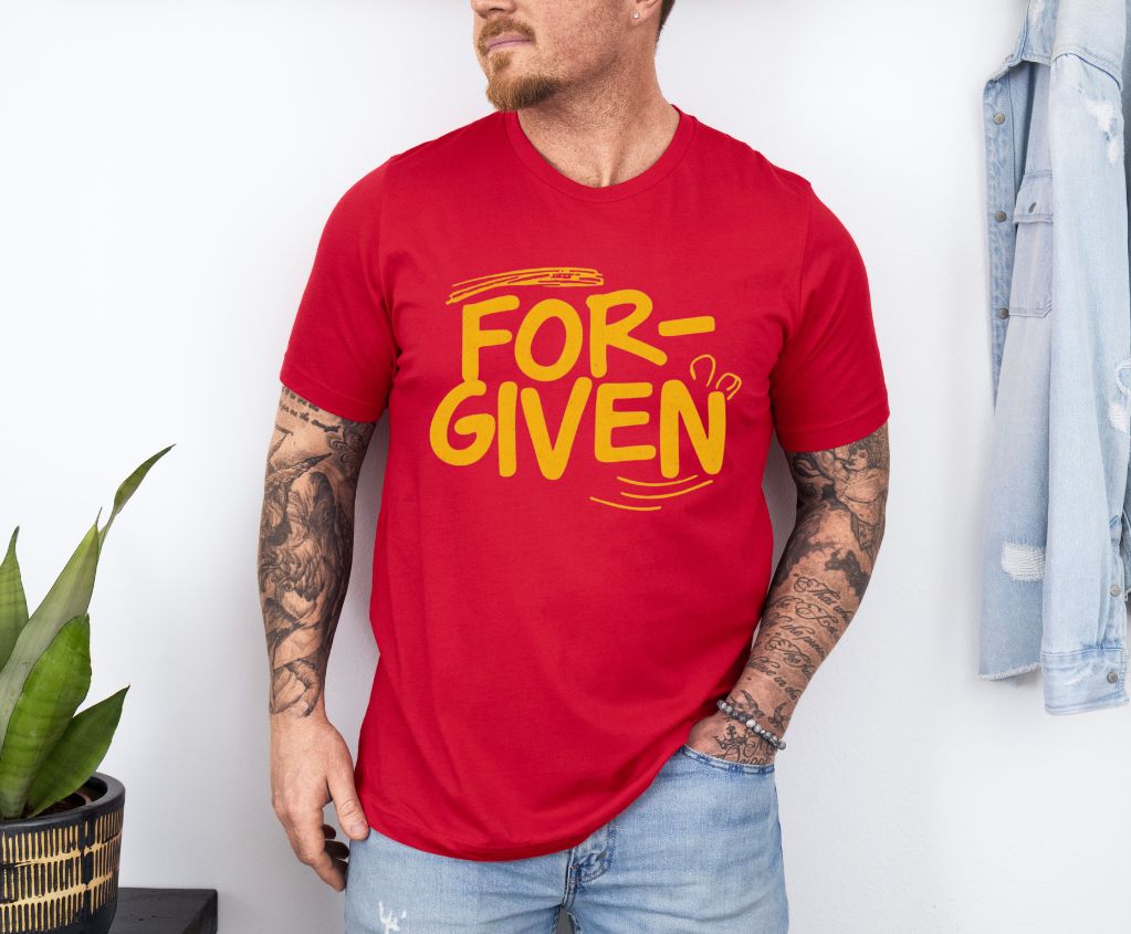 Forgiven Unisex Bible Verse T-Shirt
