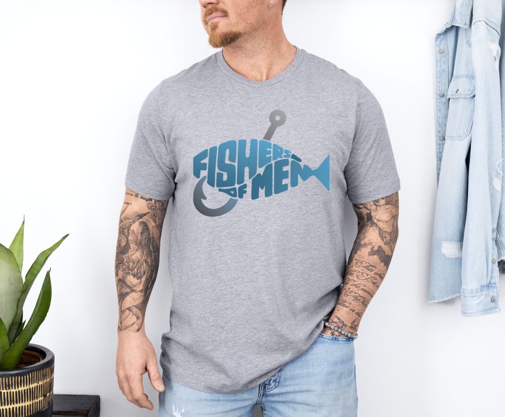 Christian Gospel Unisex Bible Verse Fishers Of Men Graphic Shirt