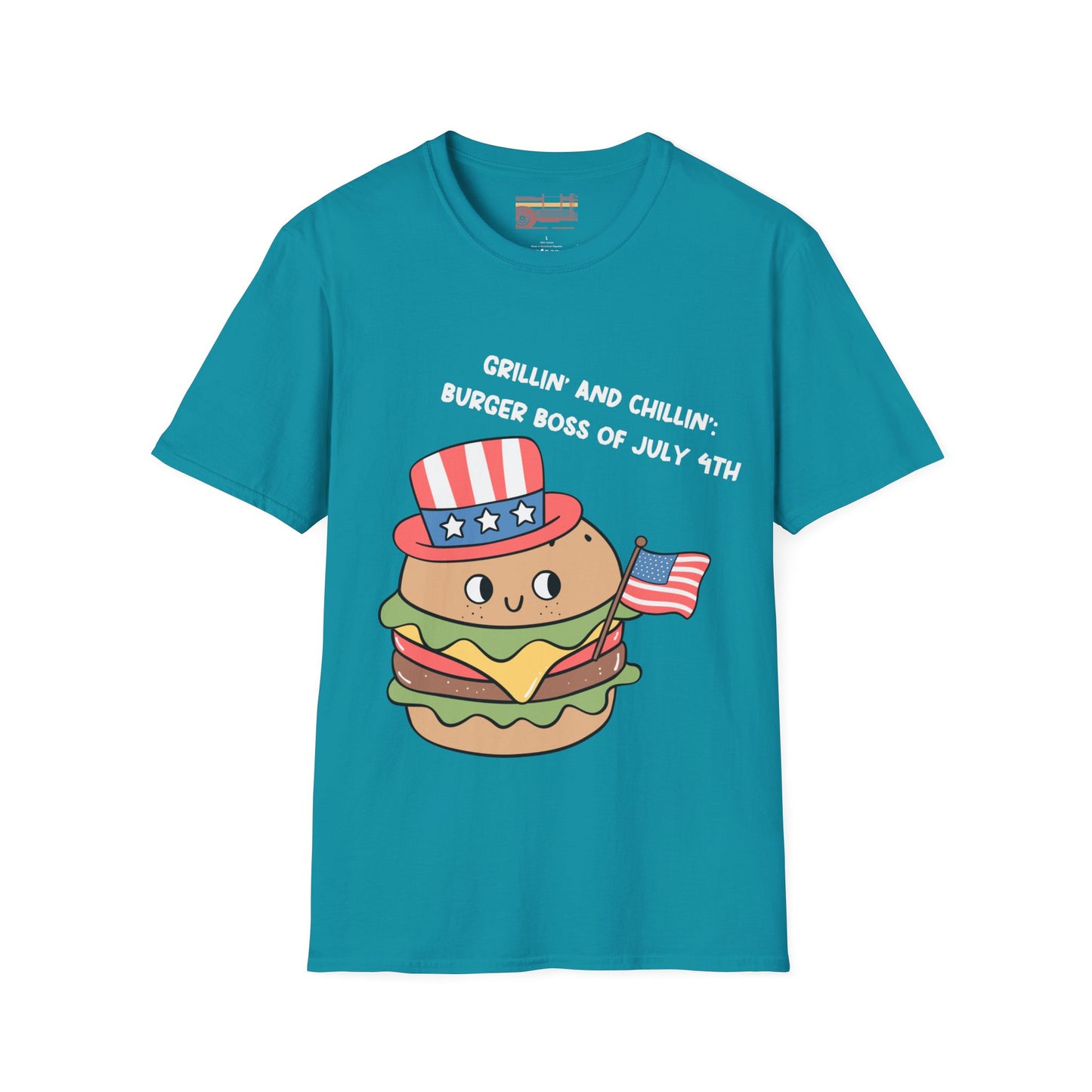 Grilling and Chilling, Burger Boss of July 4th Ultimate Comfort Unisex T-shirt