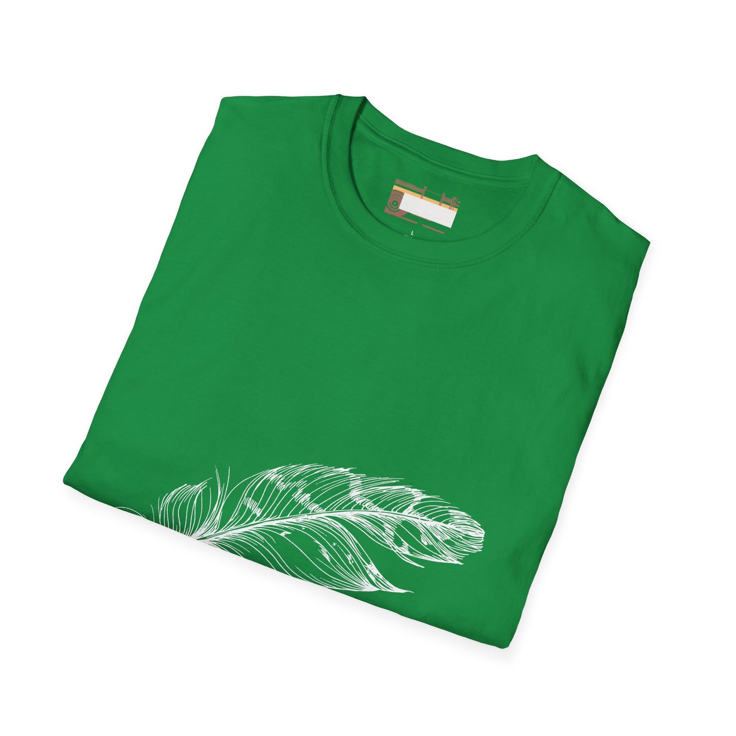 Bird Feather Designed Graphic Comfort Unisex T-shirt