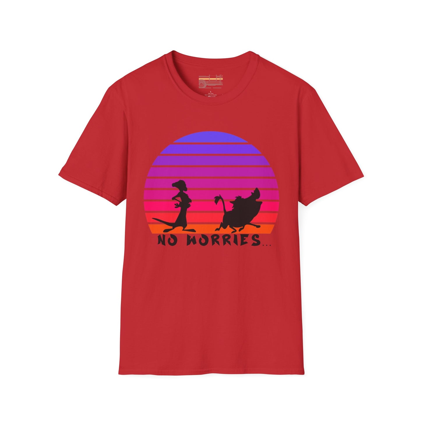 No Worries Motivation Ultimate Comfort Styled Graphic T-shirt