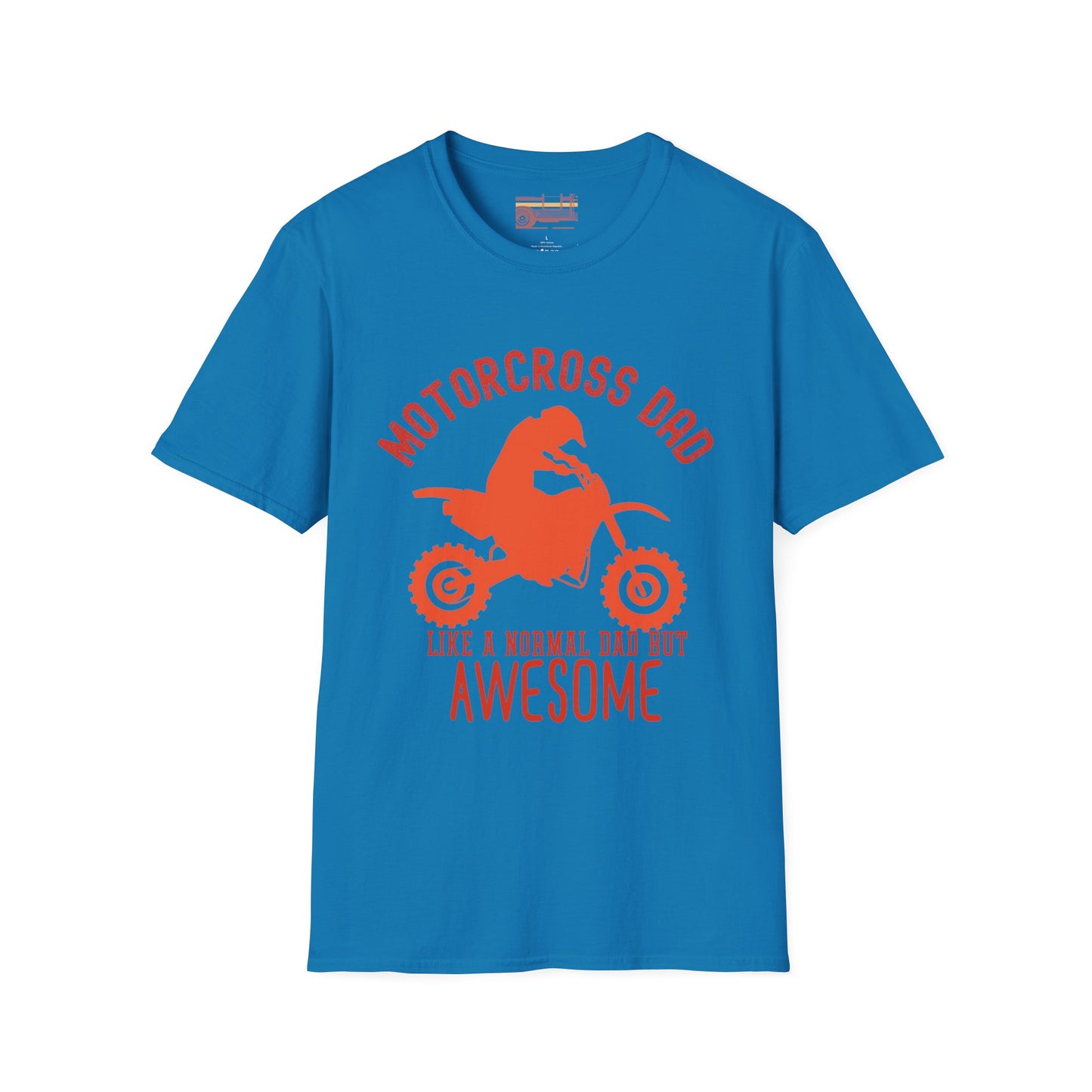 Motor cross Dad Fatherhood Ultimate Comfort Unisex Fathers Day T-shirt