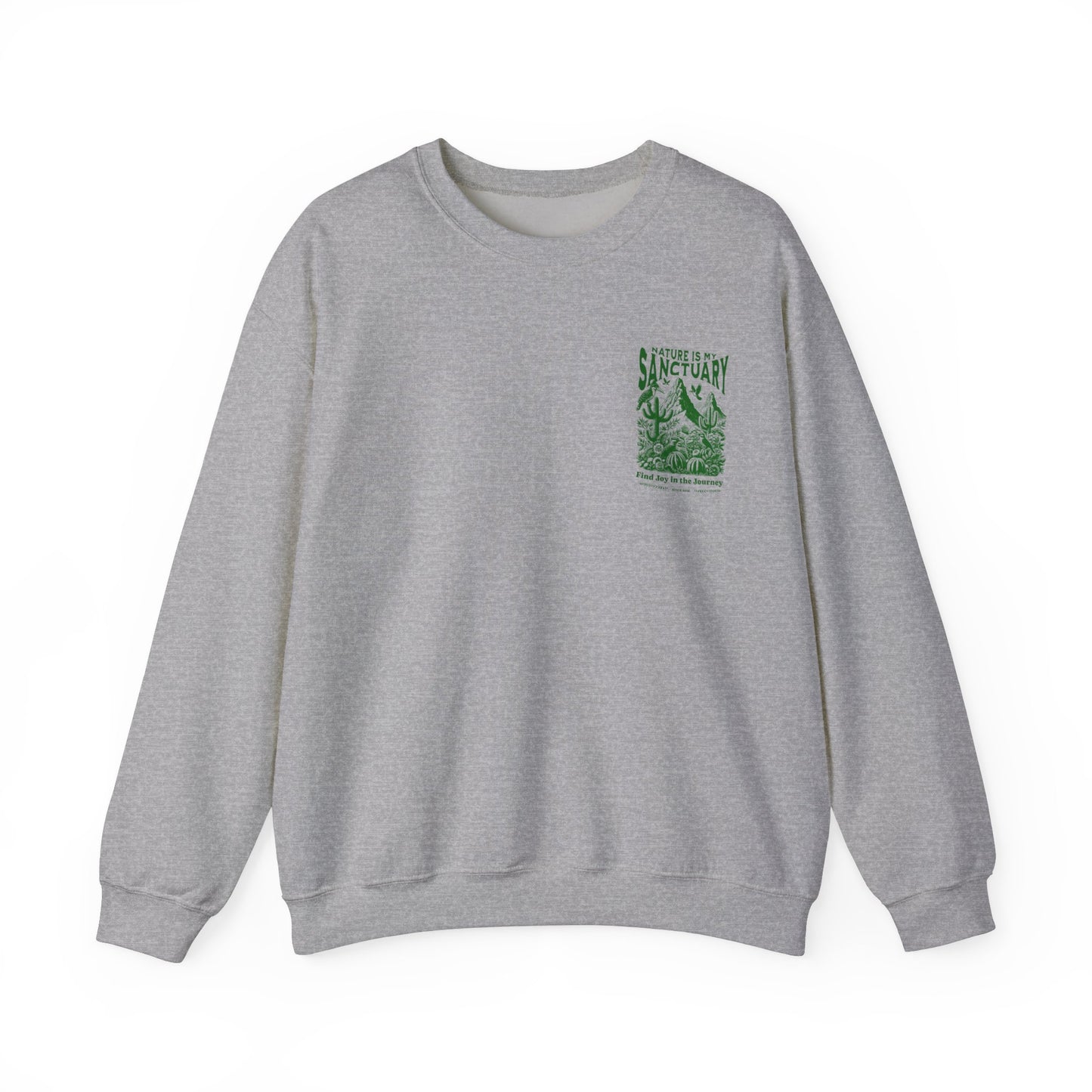 Graphic Designed Minimalist Crewneck Sweatshirt