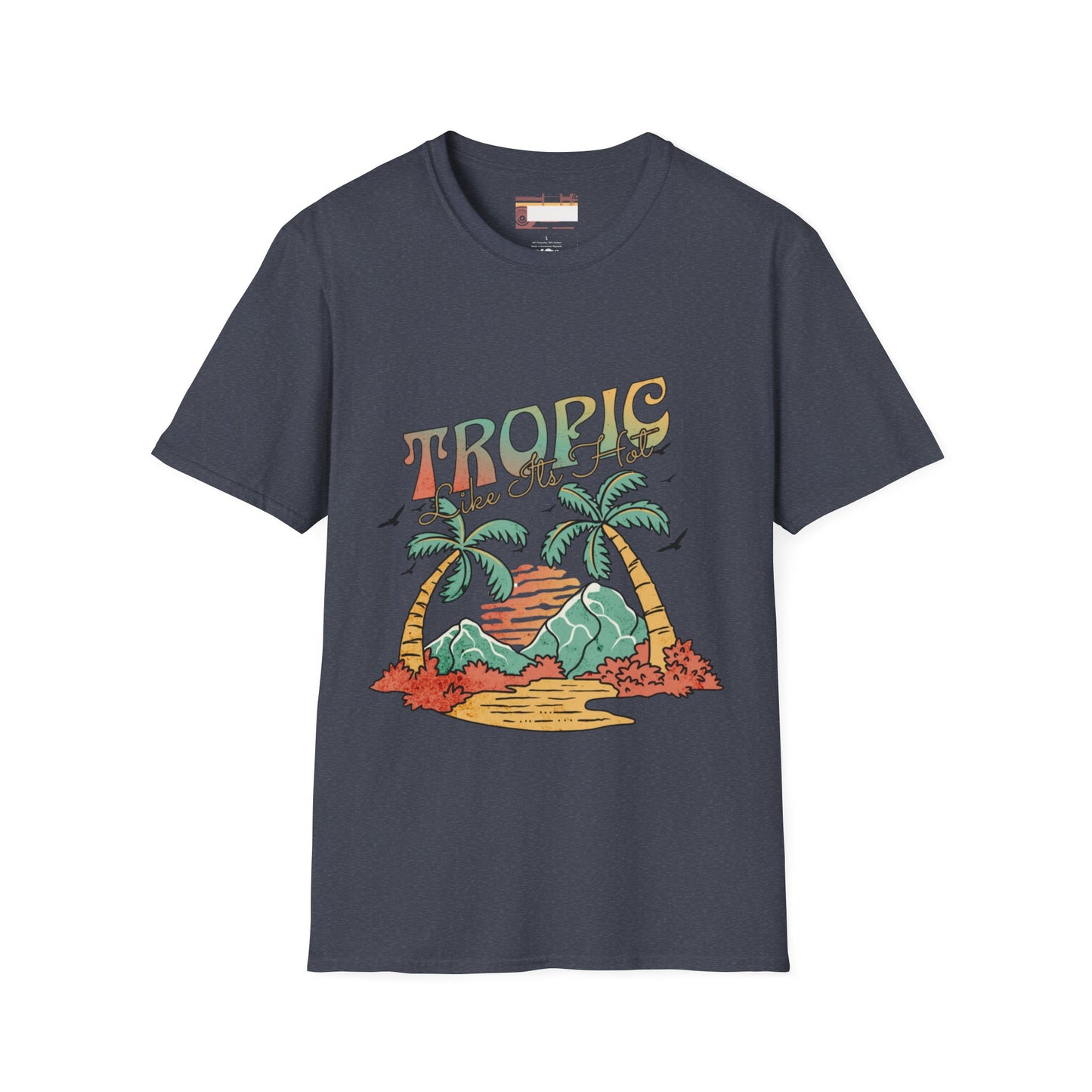 Graphic Summer Vibes Beach Hair Comfort Styled T-shirts