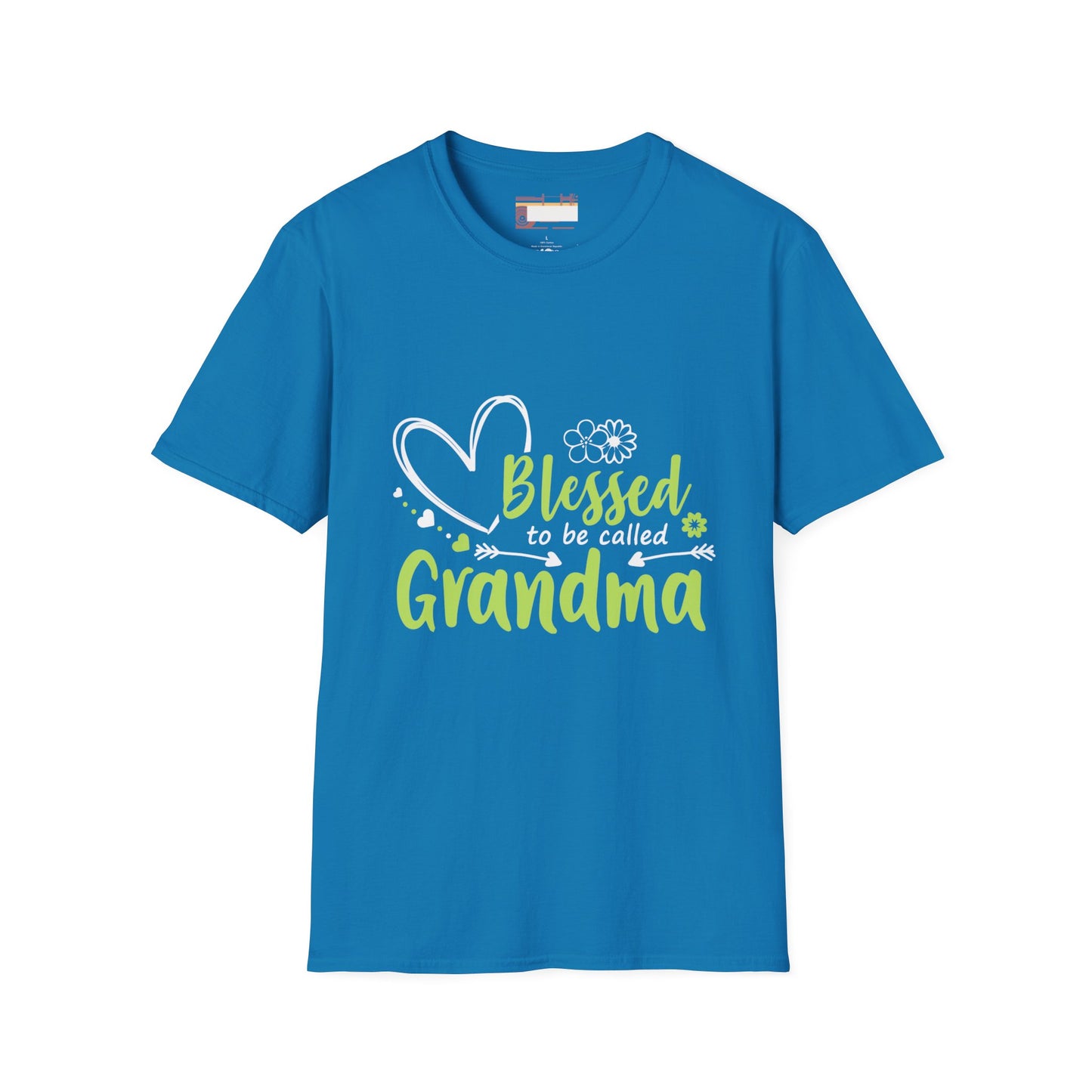 Graphic Designed Blessed Grand ma Minimalist Comfort T-shirt