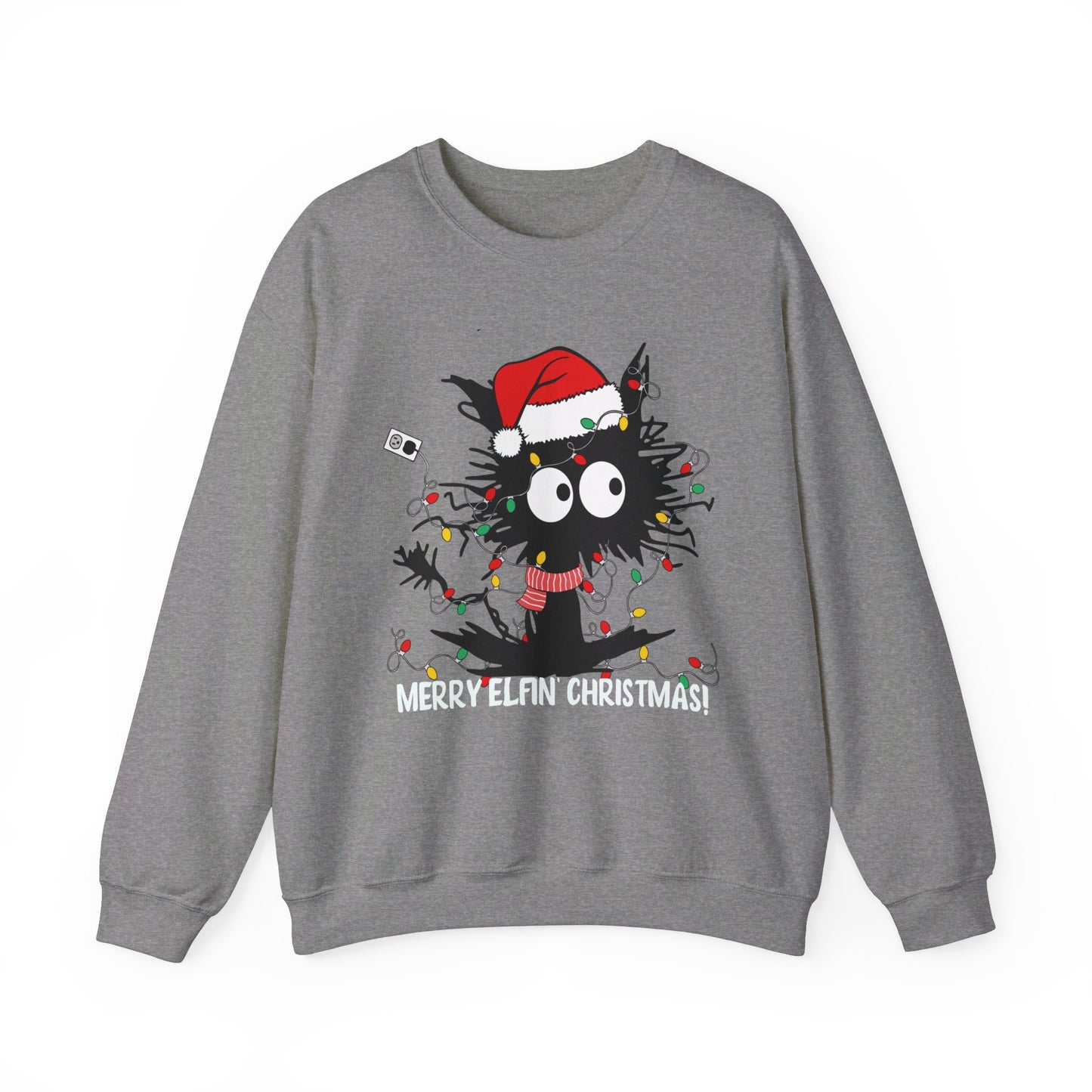 Graphic Designed Holiday Christmas Unisex Crewneck Sweatshirt