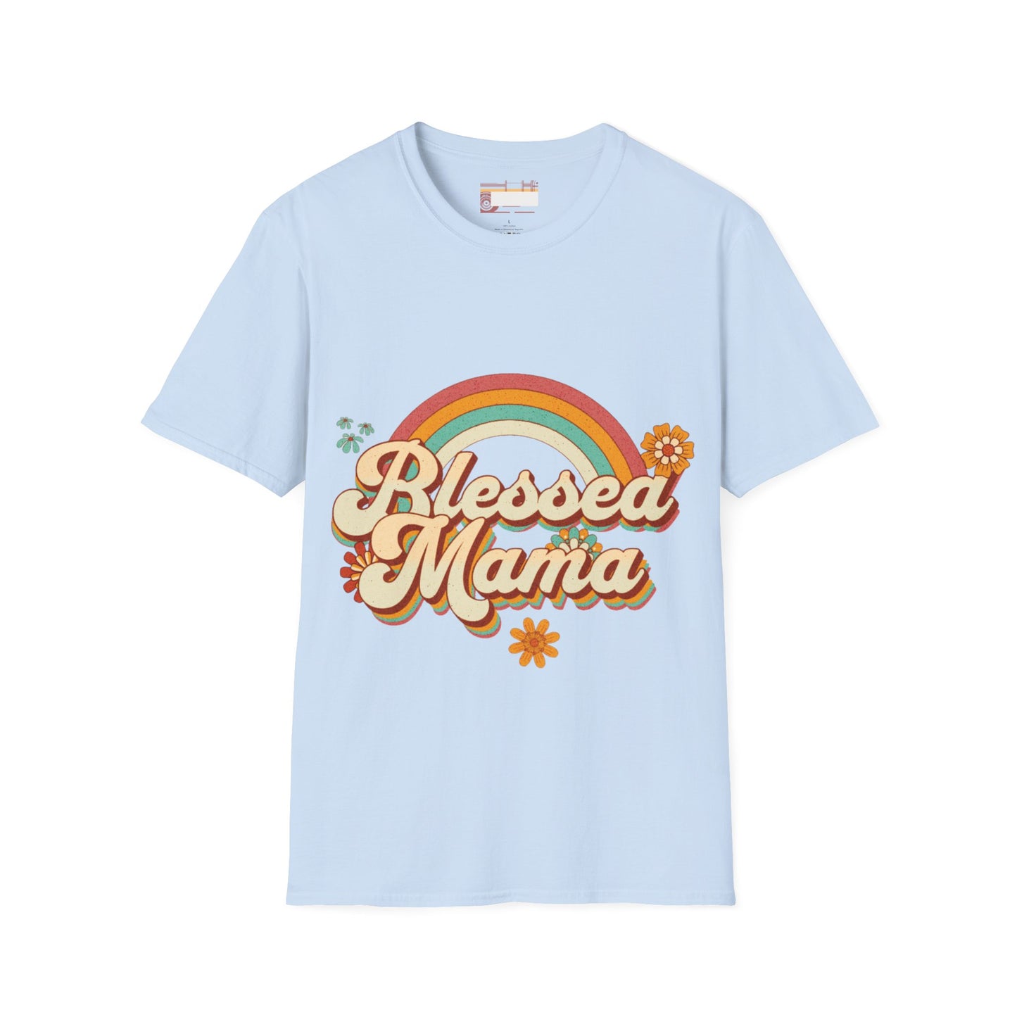 Graphic Blessed Mama Mothers Day Comfort Styled T-shirts