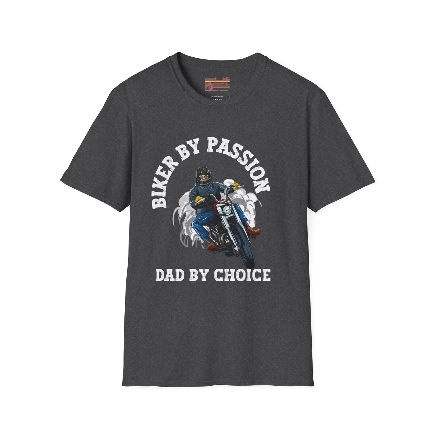 Biker By Passion Dad Ultimate Comfort Unisex Fathers Day T-shirt