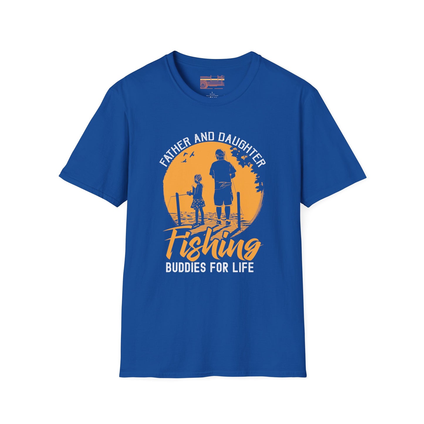 Father and Daughter Fishing Buddies Ultimate Comfort Unisex Fathers Day T-shirt