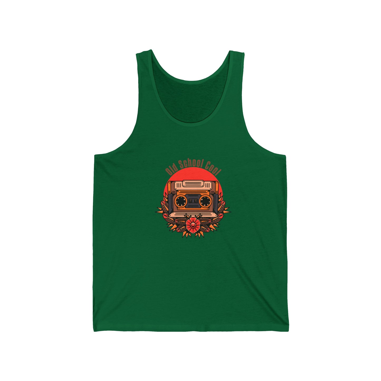Old School Cool Graphic Ultimate Comfort Styled Unisex Tank Top