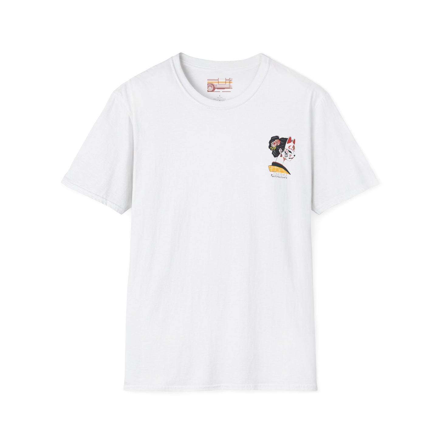 Masked Japanese Geisha Graphic Ultimate Comfort Styled Unisex T-shirt