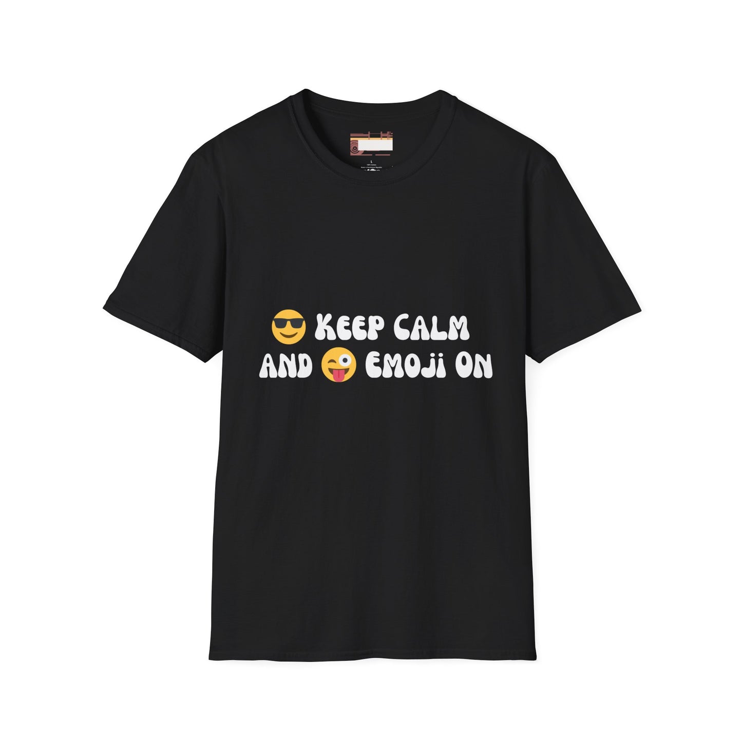 Graphic Emojis Designed Comfort Styled Minimalist T-shirts