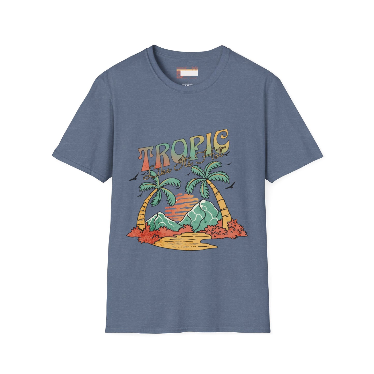Graphic Summer Vibes Beach Hair Comfort Styled T-shirts