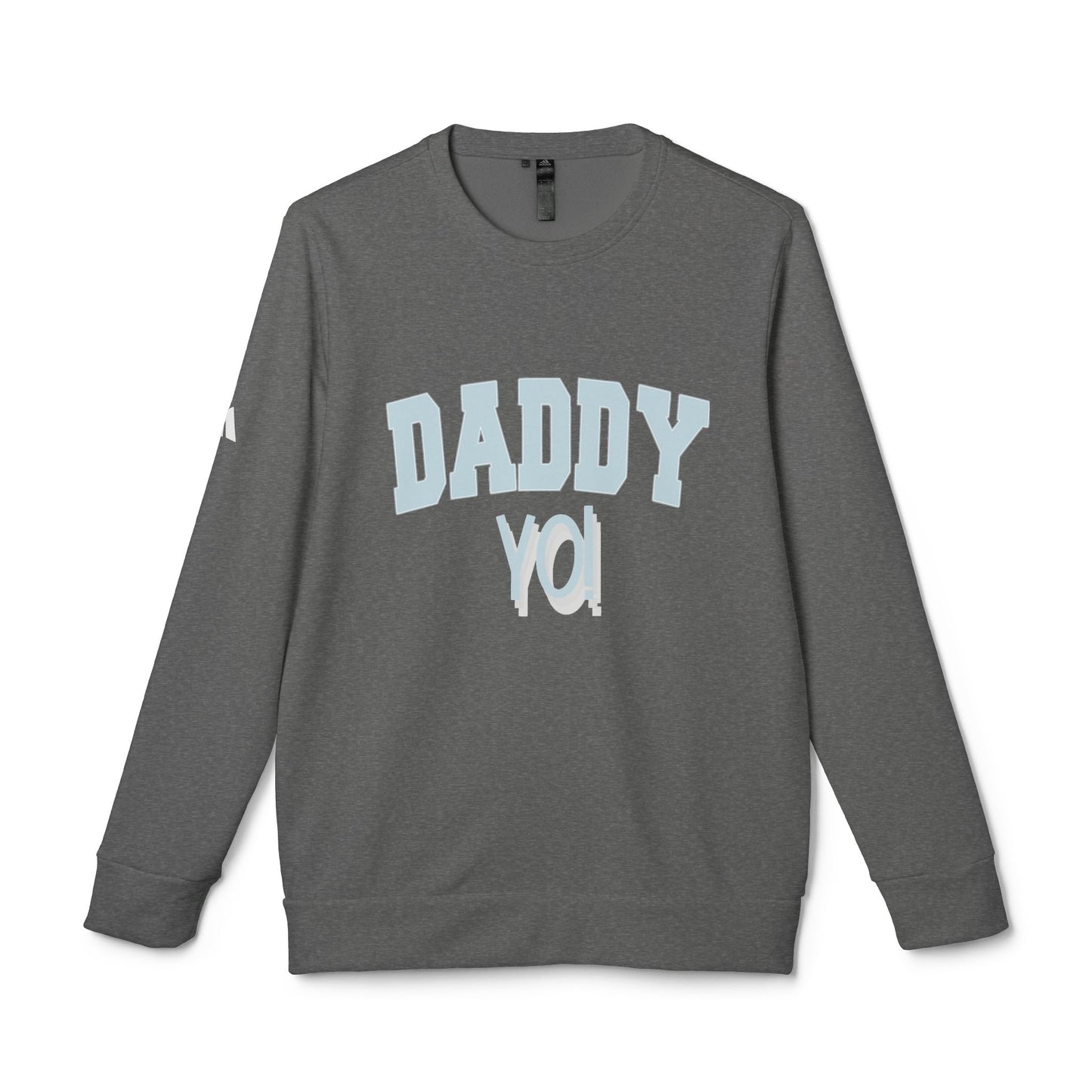 DTG adidas® Unisex Fleece Crewneck Daddy Yo Fathers Day Fathers Gift Sweatshirt