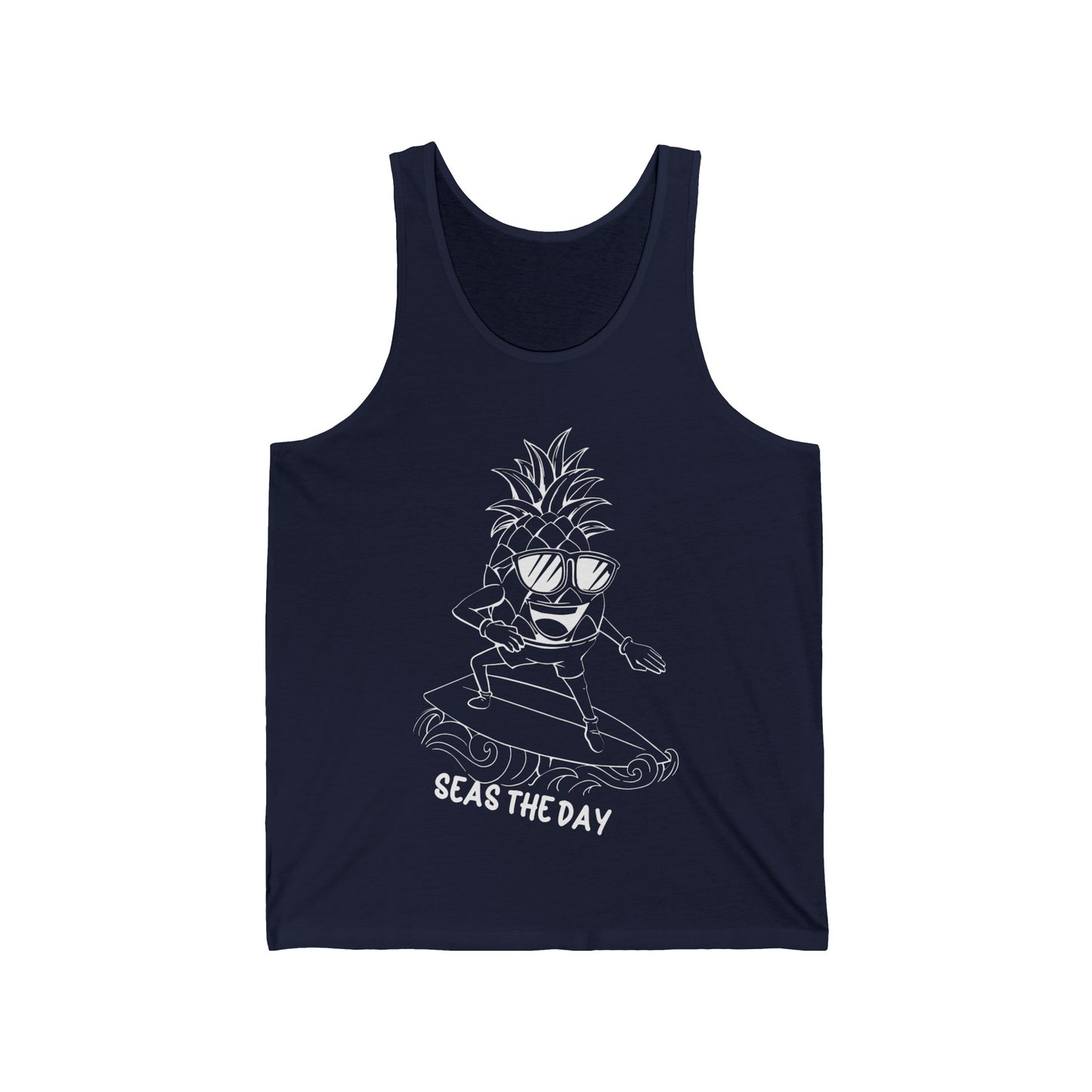 Beach Lovers Ultimate Comfort Styled Funny Unisex Sea As Day Summer Tank Top