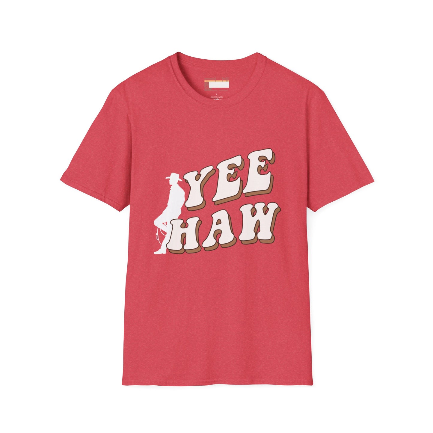 Designed Cowboy Yee Haw Unisex Minimalist Comfort T-shirt